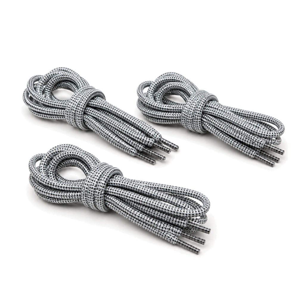 Kit 3 Atacadores Macboot Cinza Claro 130 cm