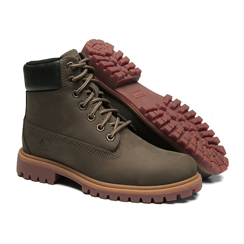 Bota Militar Cano Alto Lauryn 04 Cinza