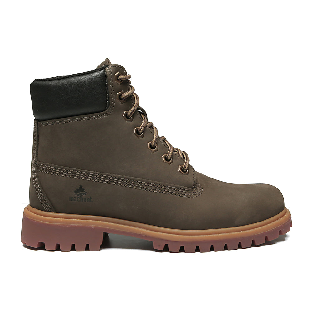 Bota Militar Masculina Cinza Cano Alto Lauryn 04 | Macboot