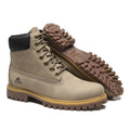 Bota Militar Cano Alto Lauryn 04 Bege Acinzentado