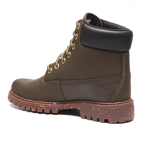 Bota Militar Macboot Cano Alto Lauryn 08 Marrom Escuro