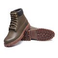 Bota Militar Macboot Cano Alto Lauryn 08 Marrom Escuro
