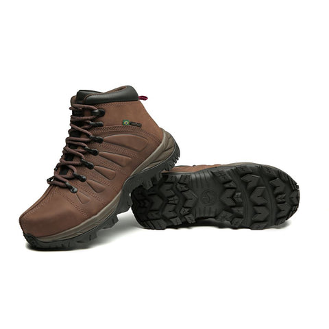 Bota De Segurança Cano Alto Macboot MAC PRO 01 Marrom