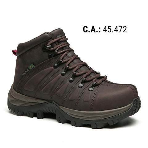 Bota De Segurança Cano Alto Macboot MAC PRO 01 Café