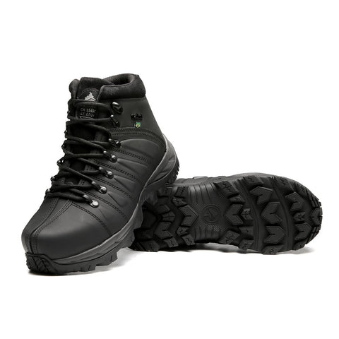 Bota De Segurança Cano Alto Macboot MAC PRO 01 Preto Emborrachado