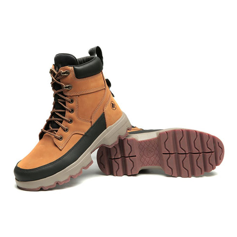 Bota De Segurança Cano Alto Macboot MAC PRO 02 Mostarda