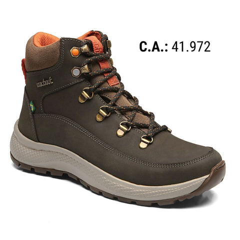 Bota De Segurança Cano Alto Macboot MAC PRO 06 Marrom Escuro