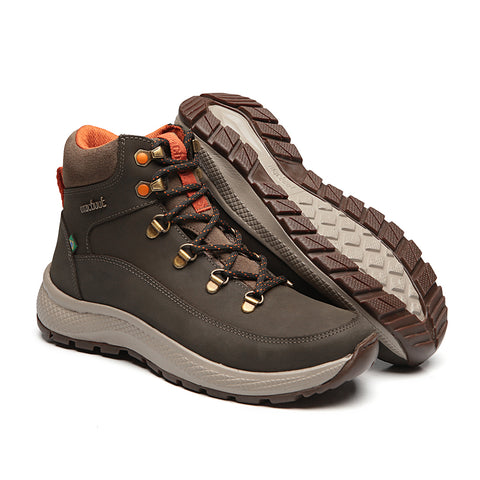 Bota De Segurança Cano Alto Macboot MAC PRO 06 Marrom Escuro