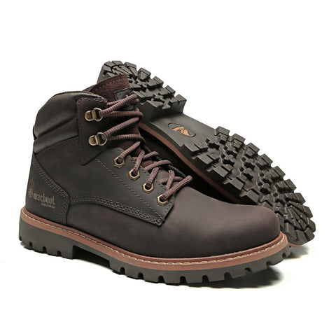 Bota De Segurança Cano Alto Macboot MAC PRO 11 Café