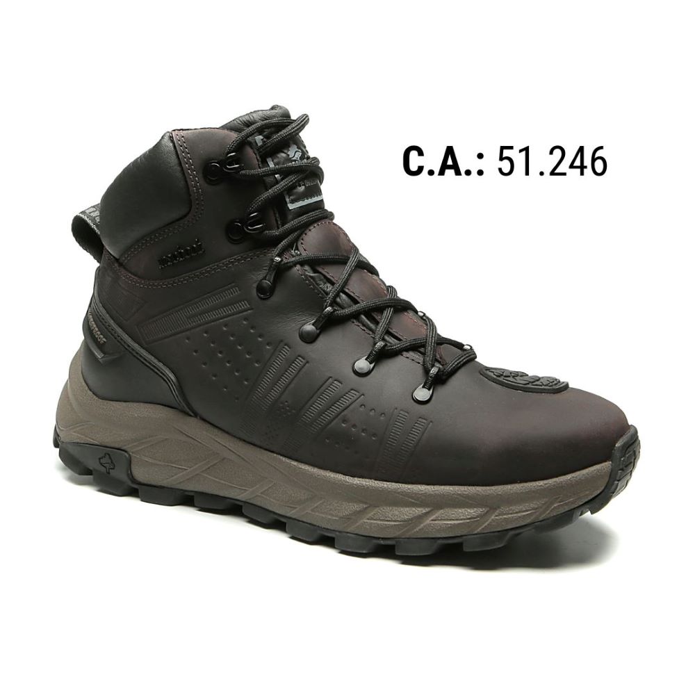 Bota De Segurança Cano Alto Macboot MAC PRO 13 Café - 51.246