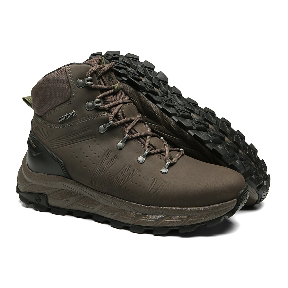 Bota Adventure Cano Alto Macboot Waterproof Murici 02Z Marrom Escuro