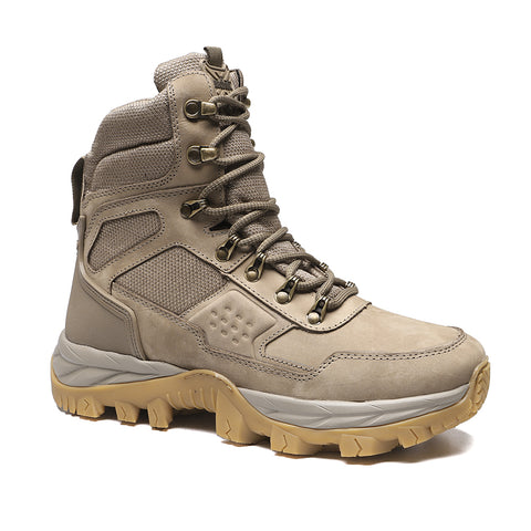 Bota Militar Cano Longo Macboot Orix 02 Bege Acinzentado