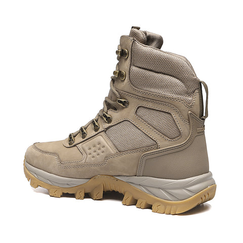 Bota Militar Cano Longo Macboot Orix 02 Bege Acinzentado