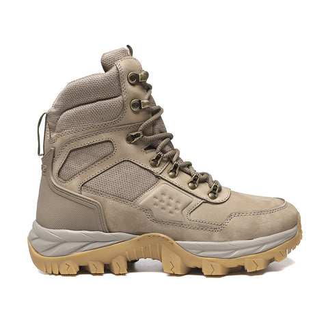 Bota Militar Cano Longo Macboot Orix 02 Bege Acinzentado