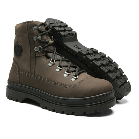 Bota Militar Cano Alto Macboot Quina 02 Cinza