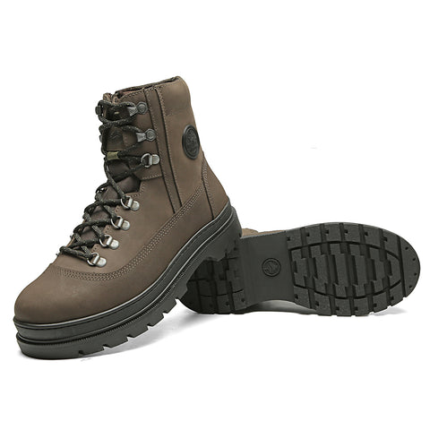 Bota Militar Cano Alto Macboot Quina 02 Cinza