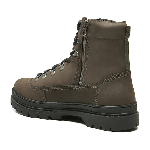Bota Militar Cano Alto Macboot Quina 02 Cinza