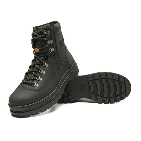Bota Militar Cano Alto Macboot Quina 02 Preto Emborrachado