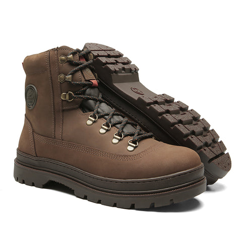 Bota Militar Cano Alto Macboot Quina 02 Marrom