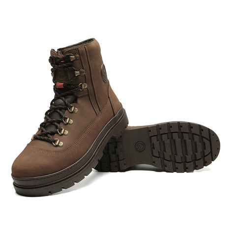 Bota Militar Cano Alto Macboot Quina 02 Marrom