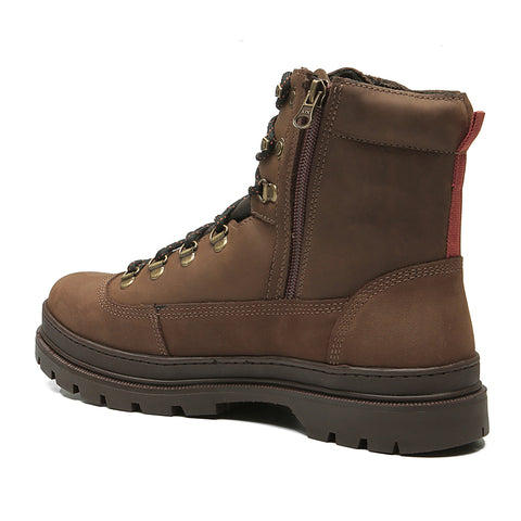Bota Militar Cano Alto Macboot Quina 02 Marrom