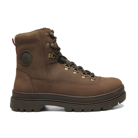 Bota Militar Cano Alto Macboot Quina 02 Marrom