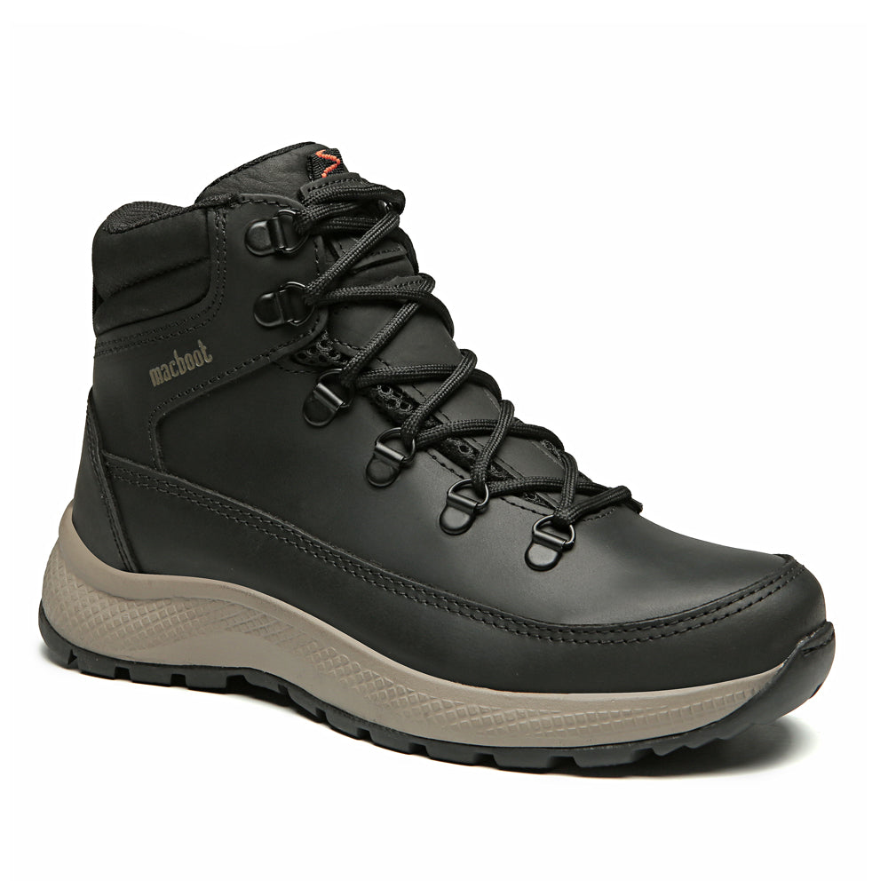 【美品】OS MAX 12TG Bota Adventure Cano Alto Macboot Sabine 18Z Preto Emborrachado