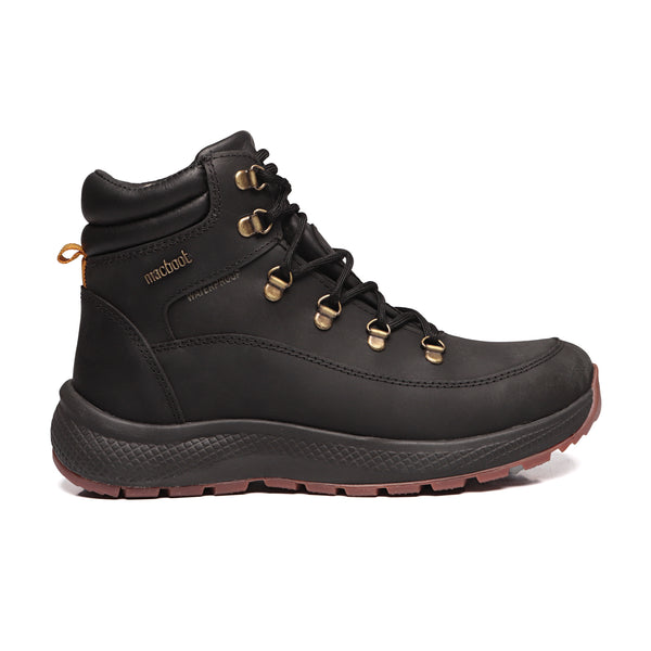 Bota Adventure Cano Alto Waterproof Macboot Sabine 08 Preto Emborrachado - vista frontal - Macboot