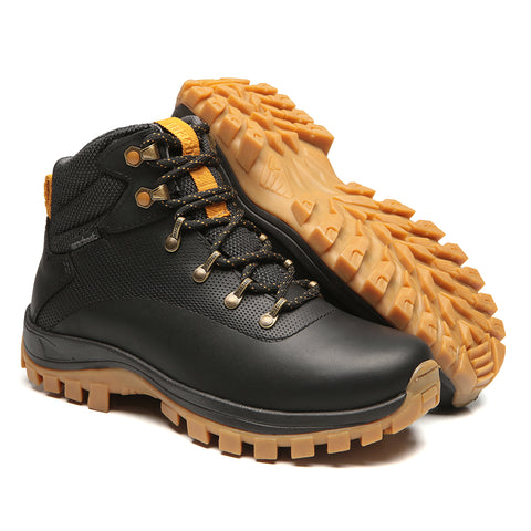 Bota Adventure Cano Alto Macboot Sumauma 08 Preto Emborrachado