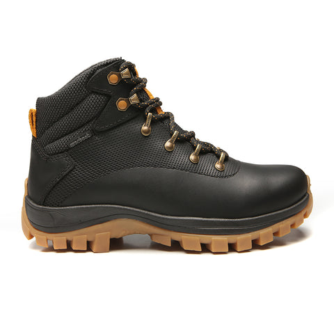 Bota Adventure Cano Alto Macboot Sumauma 08 Preto Emborrachado