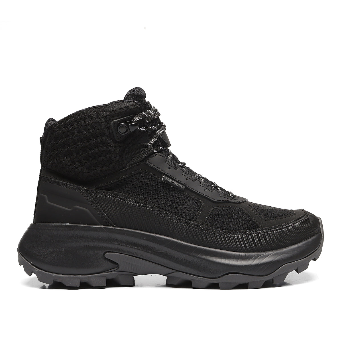 Bota Adventure Cano Alto Macboot Vento 02 Preto - vista frontal - Macboot