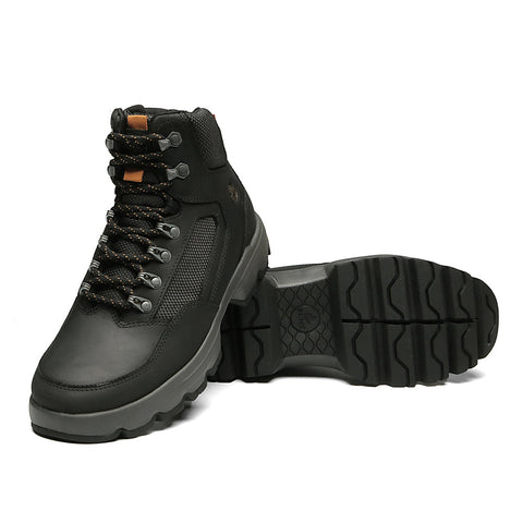 Bota Adventure Cano Alto Macboot Verda 02 Preto Emborrachado - detalhe do solado - Macboot