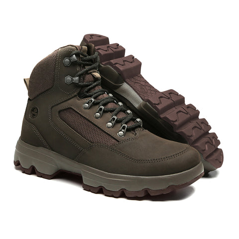 Bota Adventure Cano Alto Macboot Verda 02 Cinza