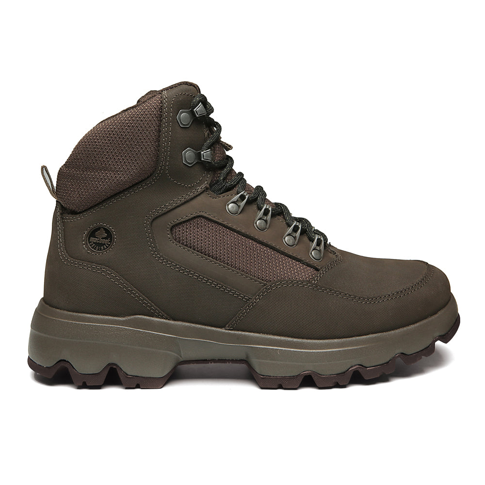 Bota Adventure Cano Alto Macboot Verda 02 Cinza - vista frontal - Macboot