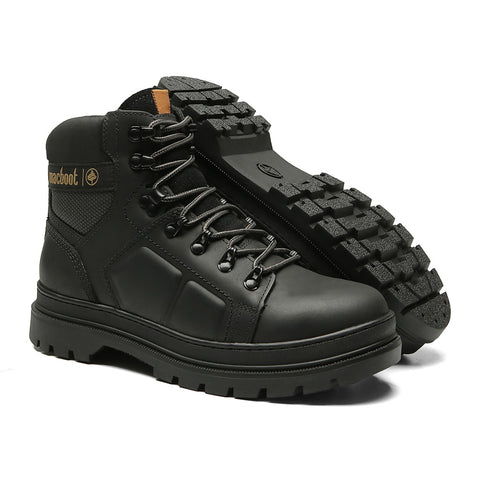 Bota Militar Cano Alto Macboot Mombaça 02 Preto Emborrachado