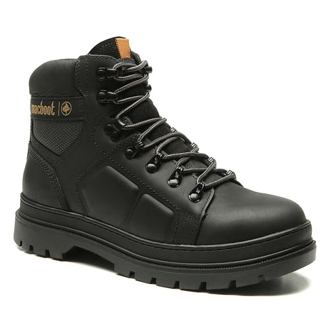 Bota Militar Cano Alto Macboot Mombaça 02 Preto Emborrachado