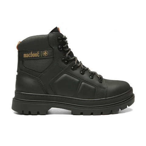 Bota Militar Cano Alto Macboot Mombaça 02 Preto Emborrachado