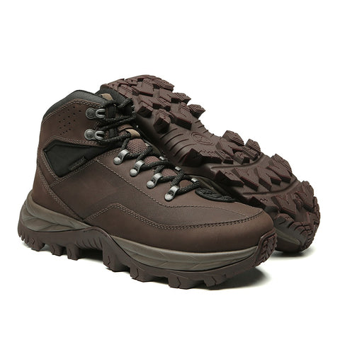 Bota Motors Cano Alto Macboot Savara 02 Marrom Escuro
